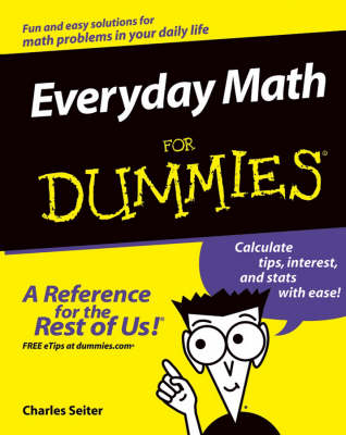 Book cover for Everyday Math for Dummies