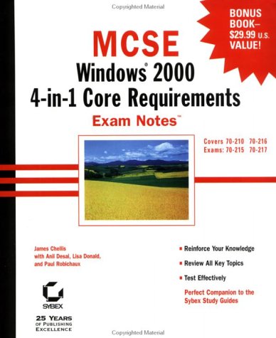 Book cover for MCSE: Windows 2000 4-In-1 Core Requirements