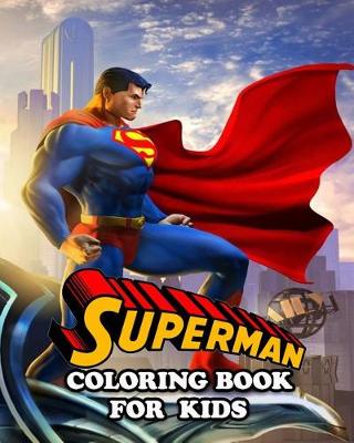 Book cover for Superman Coloring Book