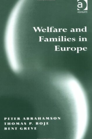 Cover of Welfare and Families in Europe