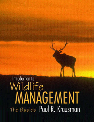 Book cover for Introduction to Wildlife Management