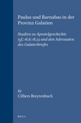 Book cover for Paulus und Barnabas in der Provinz Galatien