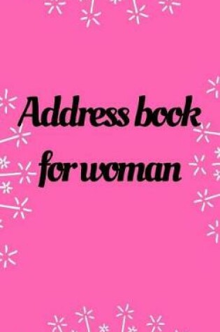Cover of Address book for woman
