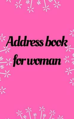 Book cover for Address book for woman