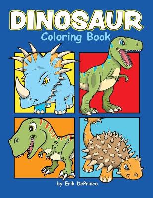 Book cover for Dinosaur Coloring Book