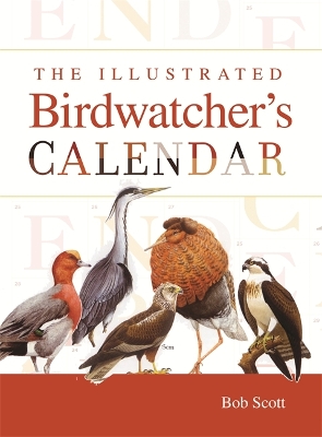 Book cover for The Illustrated Birdwatcher's Calendar