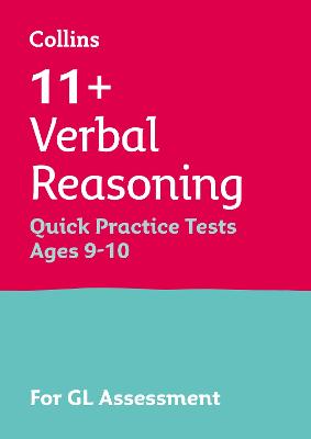 Cover of 11+ Verbal Reasoning Quick Practice Tests Age 9-10 (Year 5)