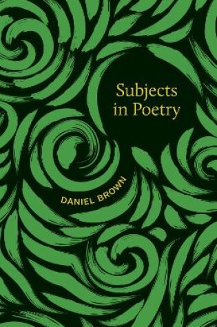 Cover of Subjects in Poetry