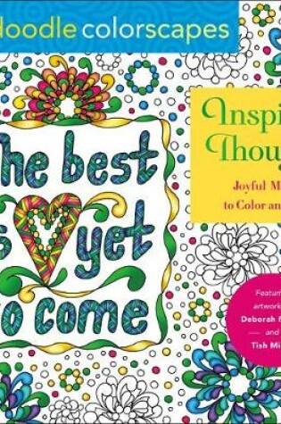 Cover of Zendoodle Colorscapes: Inspiring Thoughts