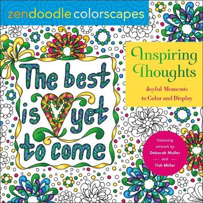 Cover of Zendoodle Colorscapes: Inspiring Thoughts