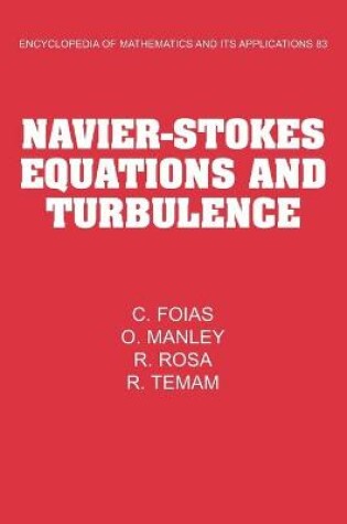 Cover of Navier-Stokes Equations and Turbulence