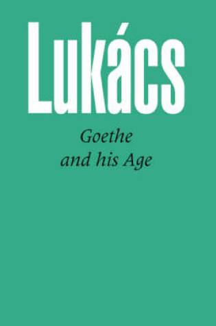 Cover of Goethe and His Age