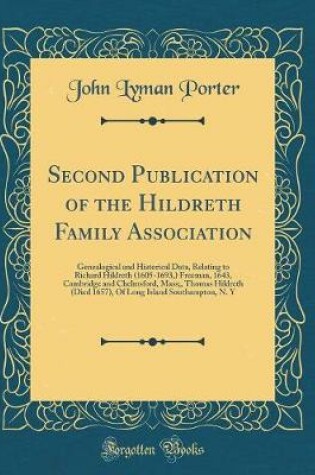 Cover of Second Publication of the Hildreth Family Association