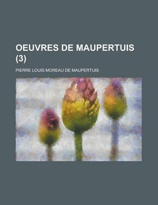 Book cover for Oeuvres de Maupertuis (3)