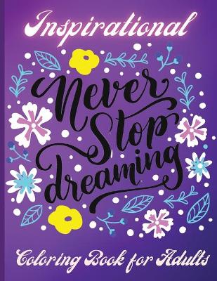 Book cover for Inspirational Coloring Book for Adults