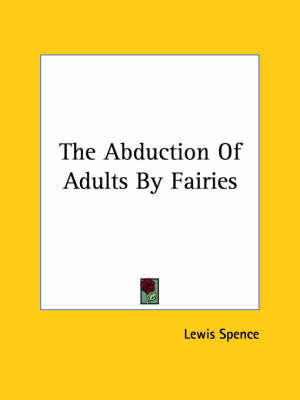 Book cover for The Abduction of Adults by Fairies