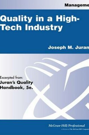 Cover of Quality in a High-Tech Industry