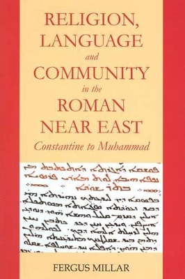 Book cover for Religion, Language and Community in the Roman Near East