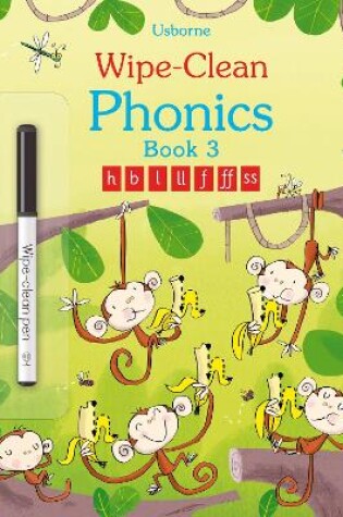 Cover of Wipe-Clean Phonics Book 3