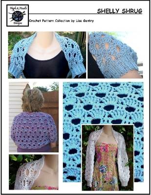 Book cover for Shelly Shrug - Crochet Pattern