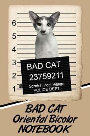 Cover of Bad Cat Oriental Bicolor Notebook