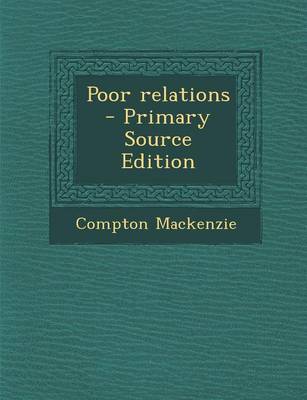 Book cover for Poor Relations - Primary Source Edition