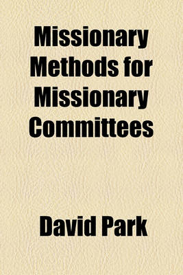 Book cover for Missionary Methods for Missionary Committees