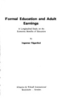 Book cover for Formal Education and Adult Earnings