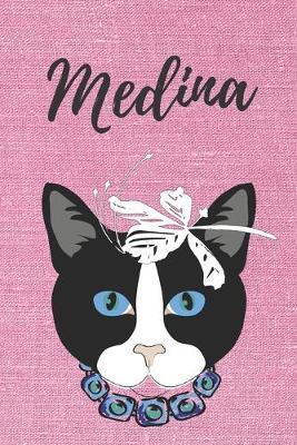 Book cover for Personalisiertes Notizbuch - Katze Medina