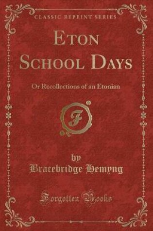 Cover of Eton School Days