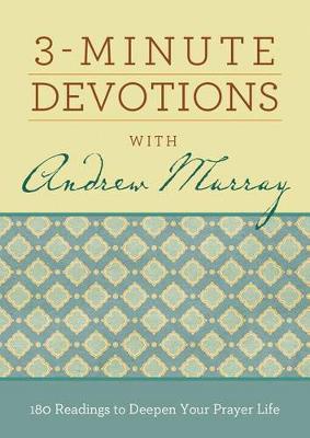 Cover of 3-Minute Devotions with Andrew Murray