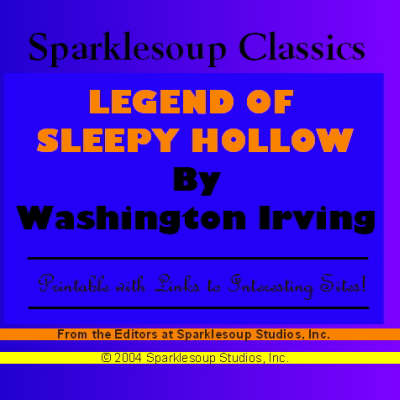 Book cover for The Legend of Sleepy Hollow (Sparklesoup Classics)