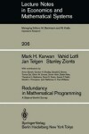 Book cover for Redundancy in Mathematical Programming