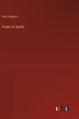 Cover of Avant et Apr�s