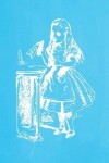 Book cover for Alice in Wonderland Pastel Chalkboard Journal - Drink Me! (Light Blue)