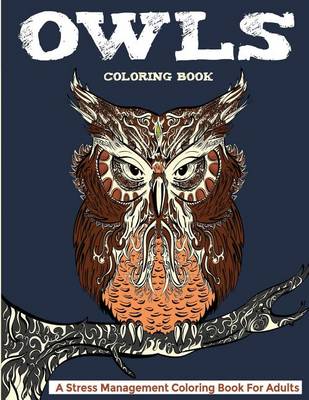 Book cover for Owls Coloring Book