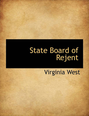 Book cover for State Board of Rejent