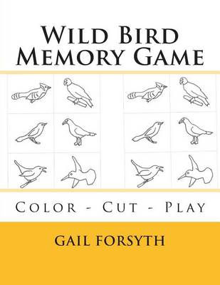 Book cover for Wild Bird Memory Game