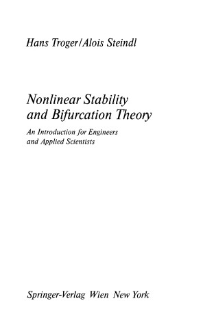 Cover of Nonlinear Stability and Bifurcation Theory