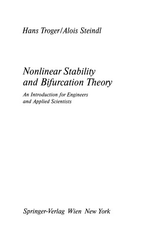 Book cover for Nonlinear Stability and Bifurcation Theory