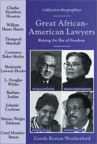 Cover of Great African-American Lawyers