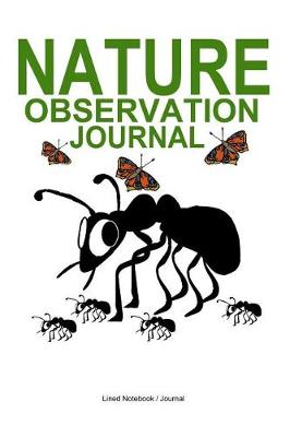 Book cover for Nature observation journal