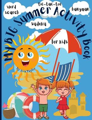 Book cover for My big activity summer book for kids