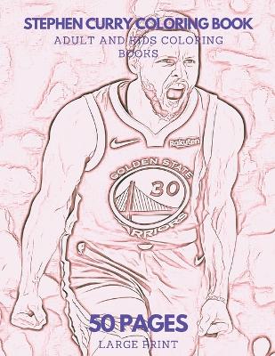 Book cover for Stephen Curry Coloring Book