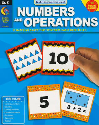 Book cover for Numbers and Operations, Grade K