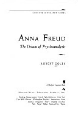 Cover of Anna Freud HB