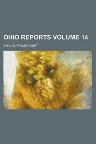 Cover of Ohio Reports Volume 14