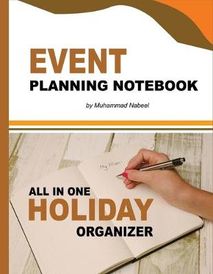 Book cover for Event Planning Notebook - All in one Holiday Organizer