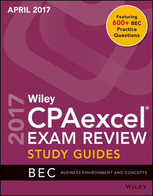 Cover of Wiley CPAexcel Exam Review April 2017 Study Guide