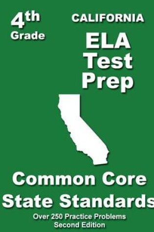 Cover of California 4th Grade ELA Test Prep